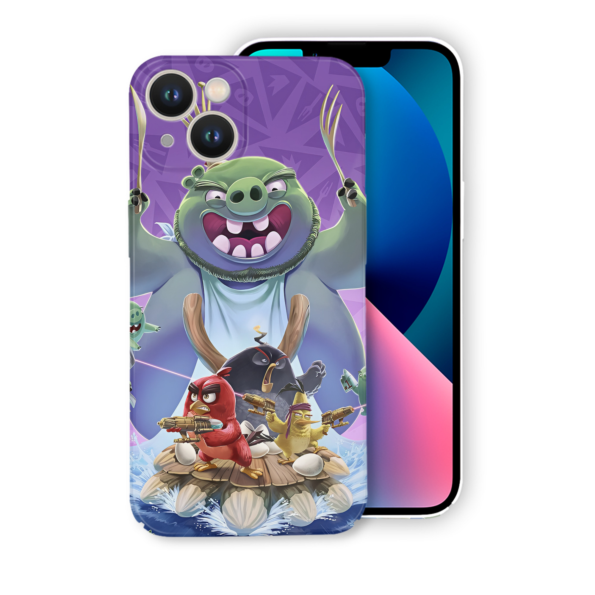 （画像用） Angry Birds アングリーバード 【iPhone 14シリーズ対応】ハードケース